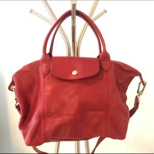 Longchamp soft leather bag